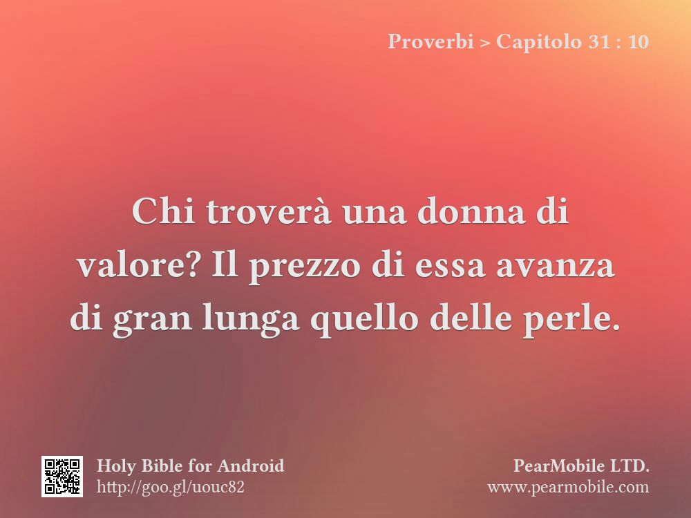 Proverbi, Capitolo 31:10
